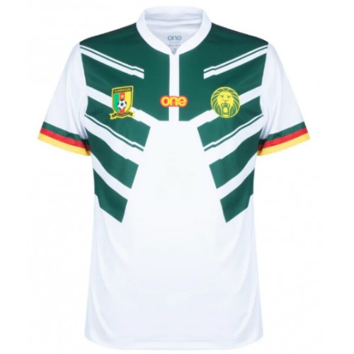 Lacne Muži Futbalové dres Kamerun MS 2022 Krátky Rukáv - Preč